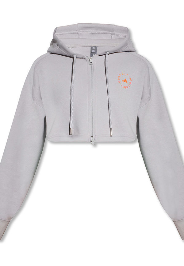 Adidas by Stella McCartney - Hoodies - Grå - Dam - Storlek: Xl,M