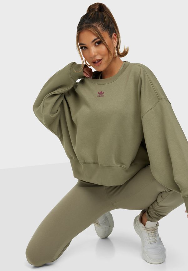 Adidas Originals - Sweatshirts - Dark Green - Sweatshirt - Tröjor - sweatshirts