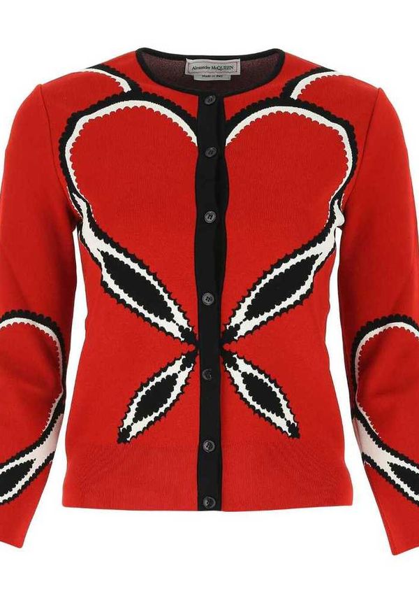 Alexander McQueen - Koftor - Röd - Dam - Storlek: M