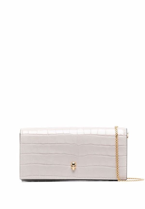 Alexander McQueen - Plånböcker - Grå - Dam - Storlek: ONE Size