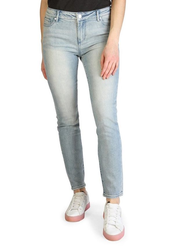 Armani Exchange - Skinny Jeans - Blå - Dam - Storlek: W27