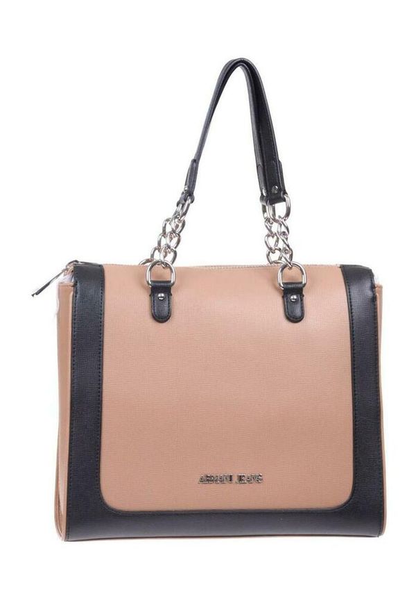Armani Jeans - Handväskor - Beige - Dam - Storlek: ONE Size