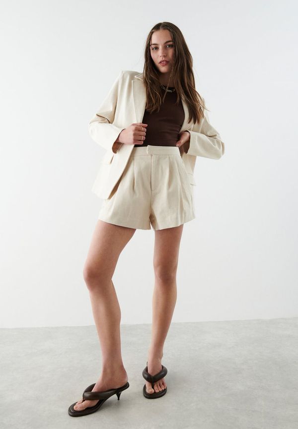 Beata twill shorts