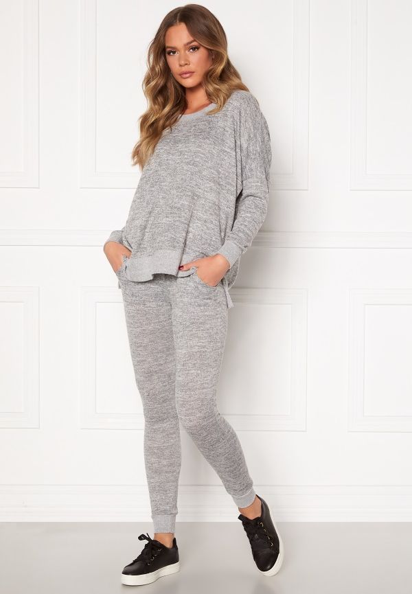 Blue Vanilla Crew Neck Sweatshirt Jogger Set Grey M (UK12)