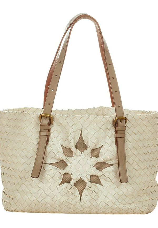 Bottega Veneta Vintage - Vintage Väskor - Vit - Dam - Storlek: ONE Size