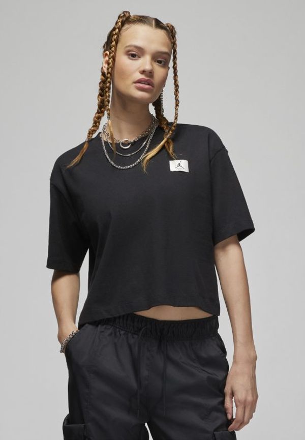 Boxformad t-shirt Jordan Essentials för kvinnor - Svart