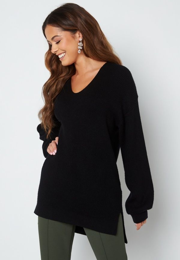 Bubbleroom Care Radleigh Knitted Sweater Black S