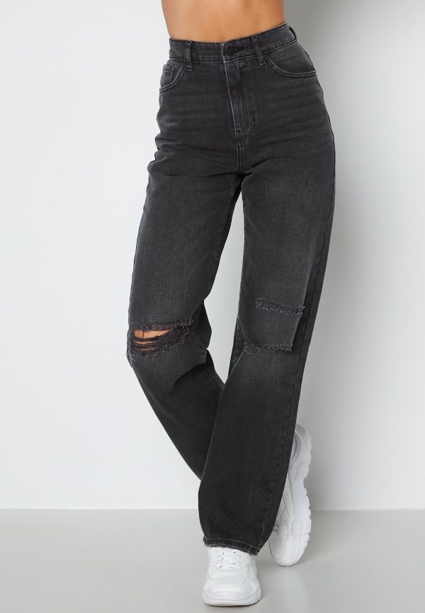 BUBBLEROOM Lori straight leg jeans Grey denim 38