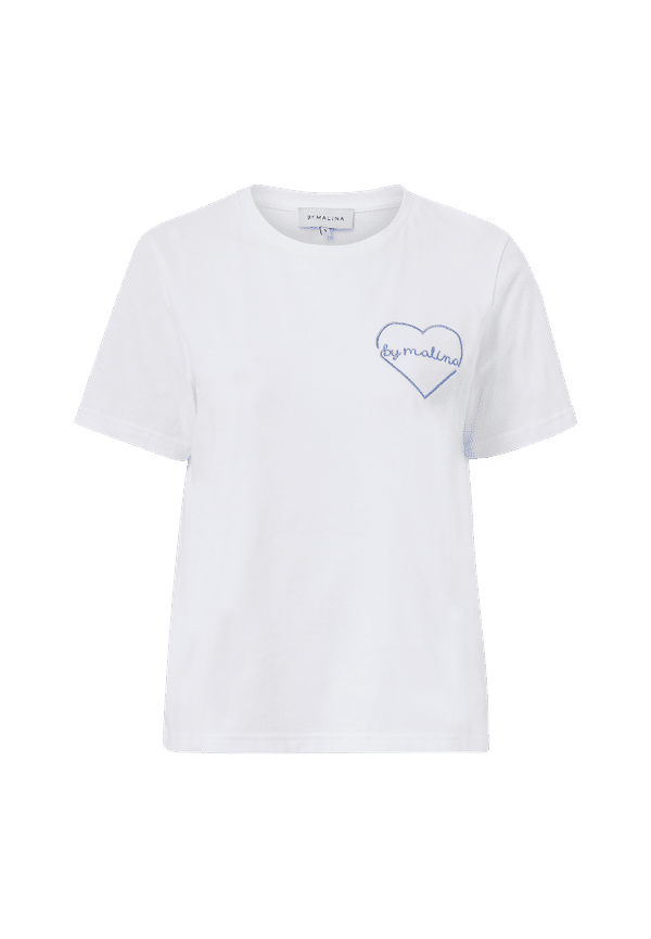 By Malina - Topp Darling Tee - Vit