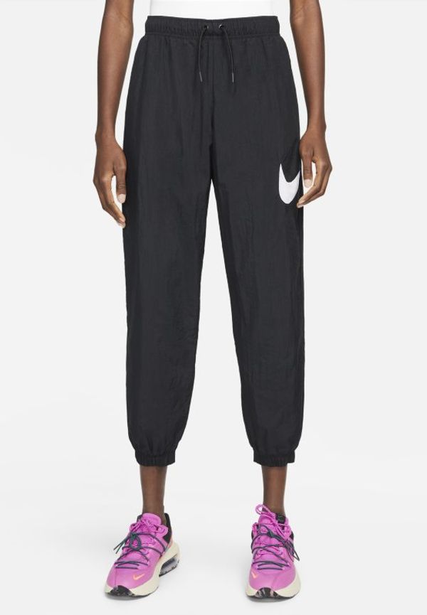 Byxor Nike Sportswear Essential med medelhög midja för kvinnor - Svart
