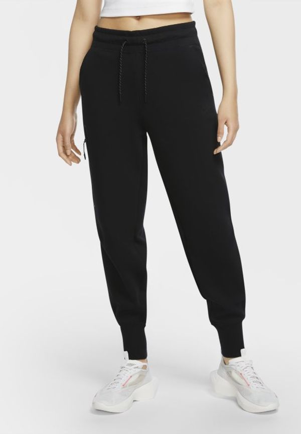 Byxor Nike Sportswear Tech Fleece för kvinnor - Svart