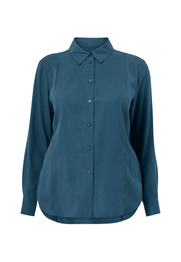 Calvin Klein - Skjorta Inclusive Refibra Tencel Blouse - Blå