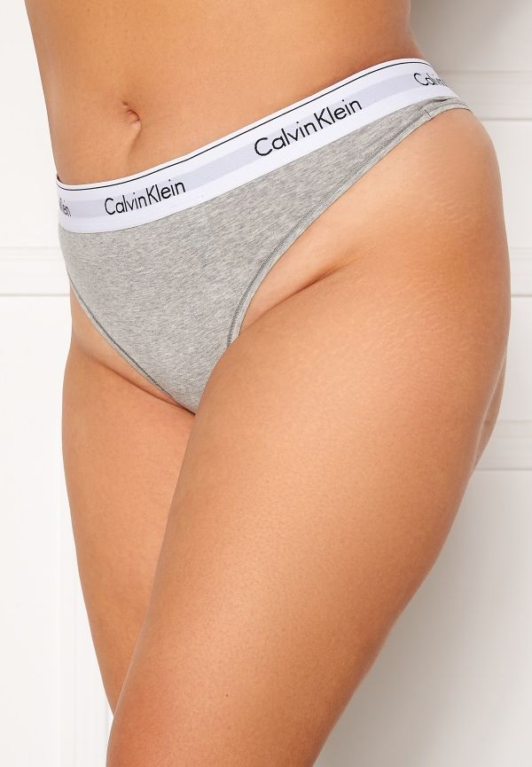 Calvin Klein Thong Plus PGK Grey Heather XXL