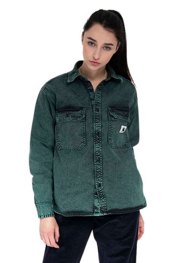 Carhartt Wip - Jeansjackor - Grön - Dam - Storlek: Xs,S,M