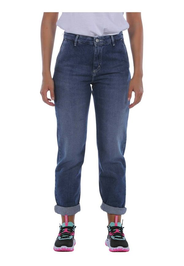 Carhartt Wip - Straight - Blå - Dam - Storlek: W29,W25