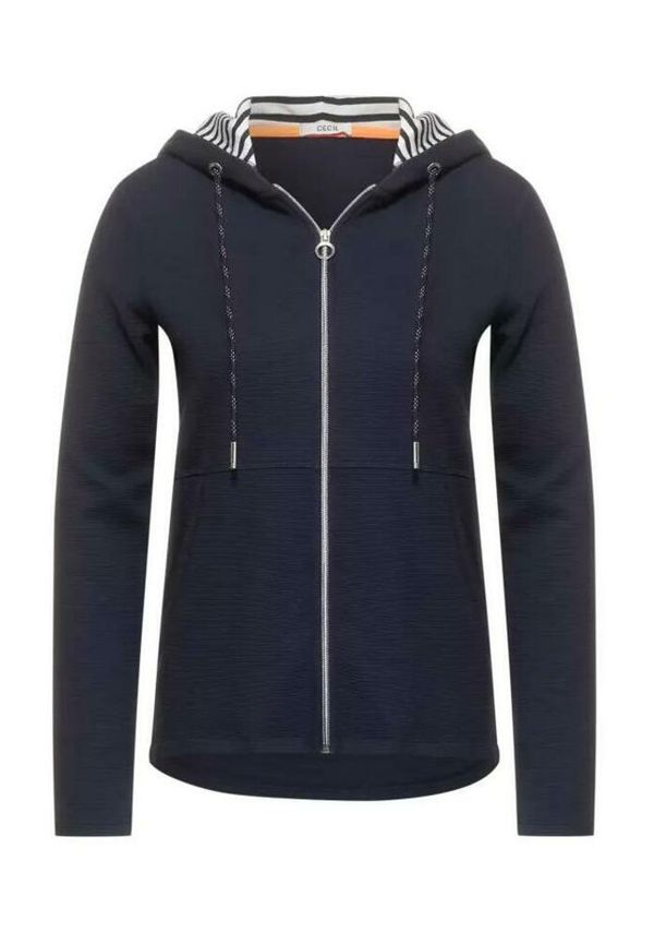 Cecil - Hoodies - Blå - Dam - Storlek: Xl,2Xl,L,S,M