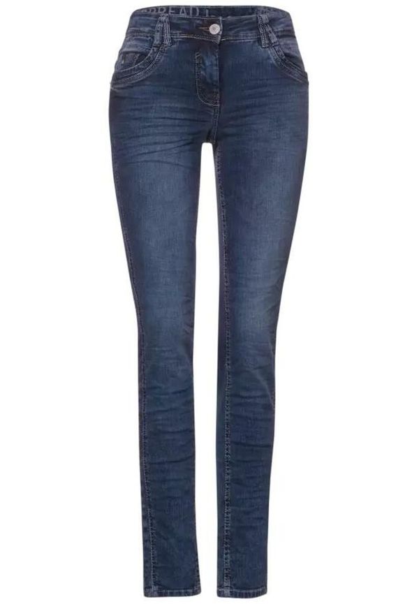 Cecil - Skinny Jeans - Blå - Dam - Storlek: W29 L30,W34 L30,W30 L30,W31 L30,W27 L30,W32 L30,W28 L30,W33 L30