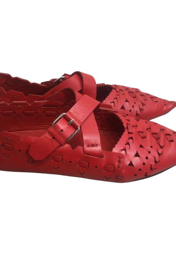 Celine Vintage - Vintage Skor - Röd - Dam - Storlek: 37 EU