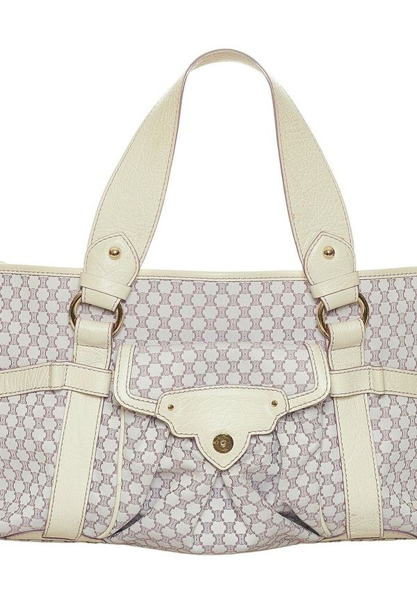 Celine Vintage - Vintage Väskor - Vit - Dam - Storlek: ONE Size