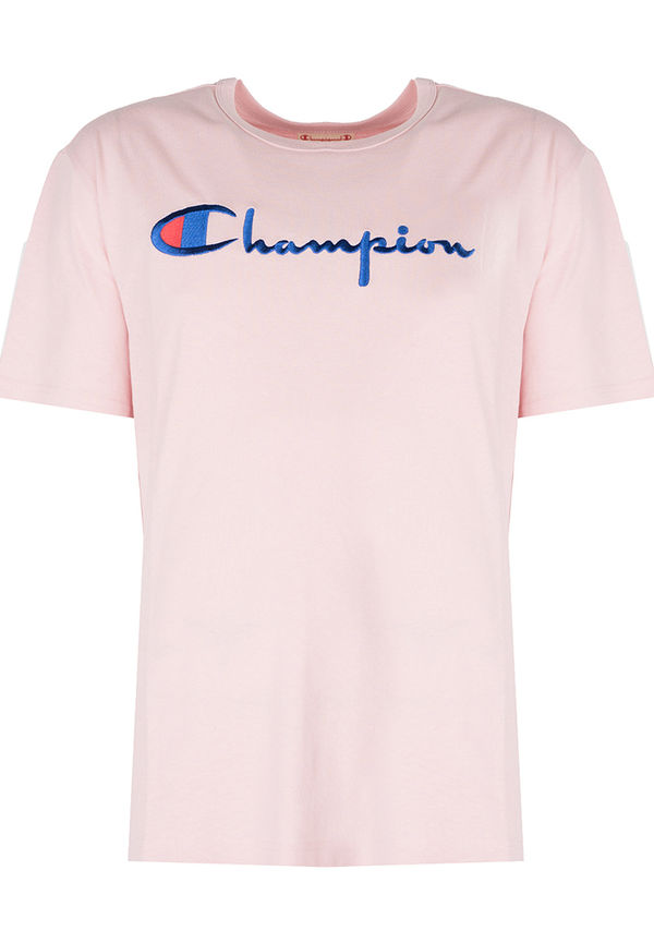 Champion - T-shirts - Rosa - Dam - Storlek: Xl,2Xl