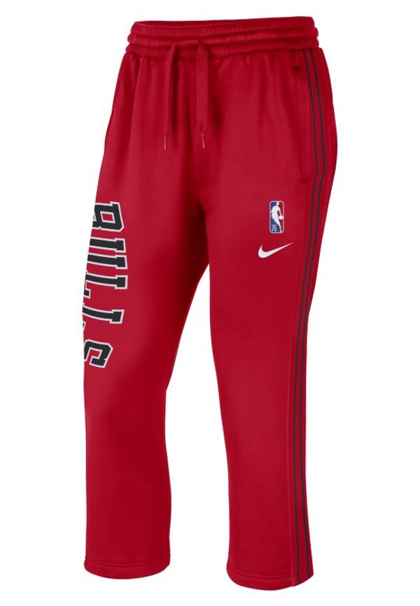 Chicago Bulls Courtside Nike NBA-fleecebyxor för kvinnor - Röd