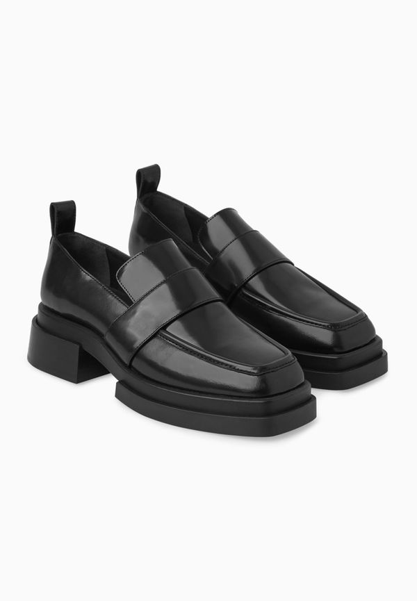 CHUNKY LEATHER LOAFERS