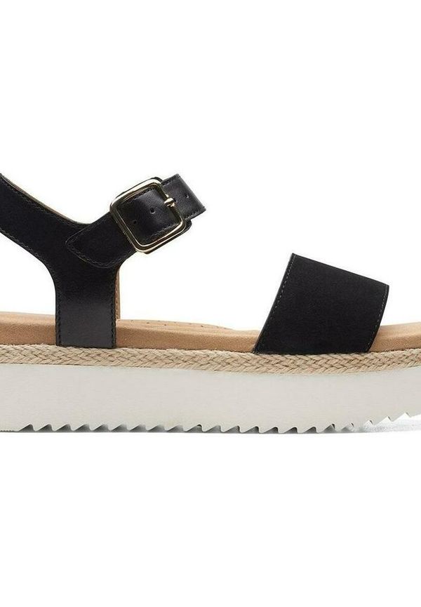 Clarks - Sandaler - Svart - Dam - Storlek: 38 Eu,39 Eu,37 Eu,36 Eu,41 Eu,40 EU