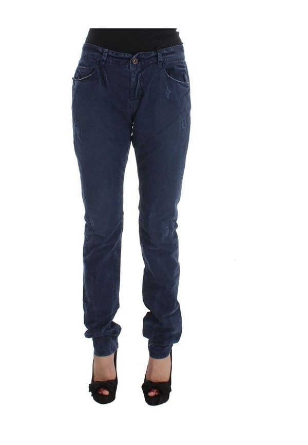 Costume National - Boyfriend Jeans - Blå - Dam - Storlek: W35,W34,W33