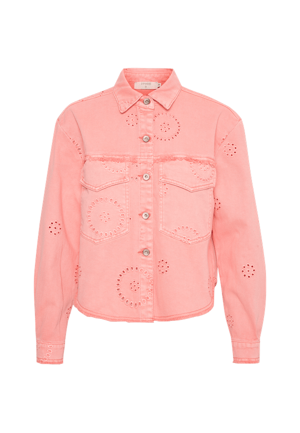 Cream - Jeansjacka crIrene Shirt Jacket - Orange