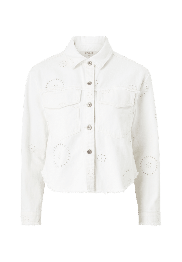 Cream - Jeansjacka crIrene Shirt Jacket - Vit