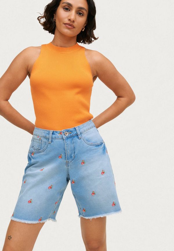 Cream - Jeansshorts crLeona Shorts Coco Fit - Blå