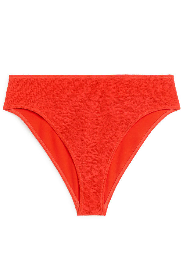 Crinkle Bikini Bottom - Orange