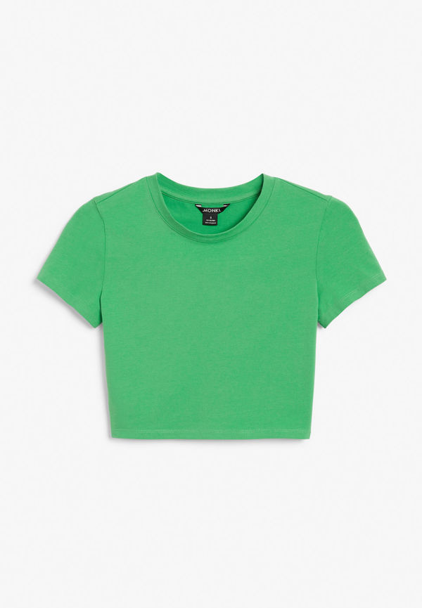 Cropped t-shirt - Green