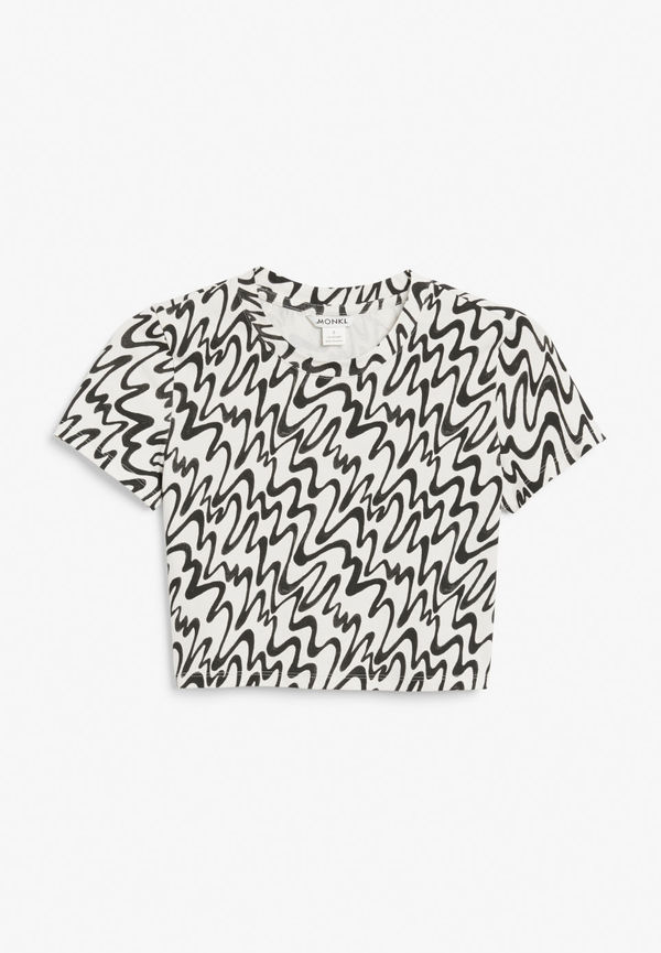 Cropped t-shirt - White