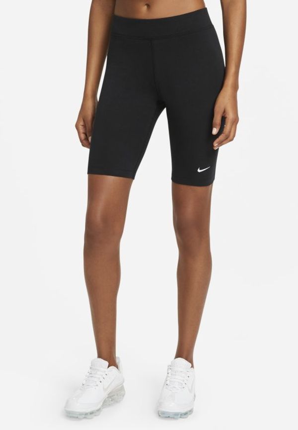 Cykelshorts Nike Sportswear Essential med medelhög midja för kvinnor - Svart