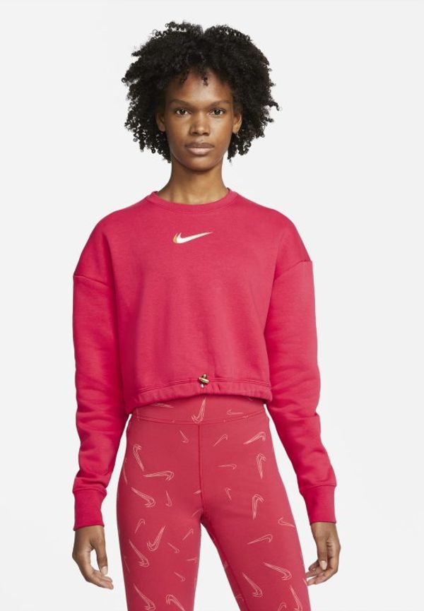 Dans-fleecetröja Nike Sportswear för kvinnor - Röd
