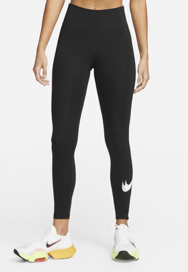 Dansleggings Nike One Luxe Dri-FIT med medelhög midja för kvinnor - Svart