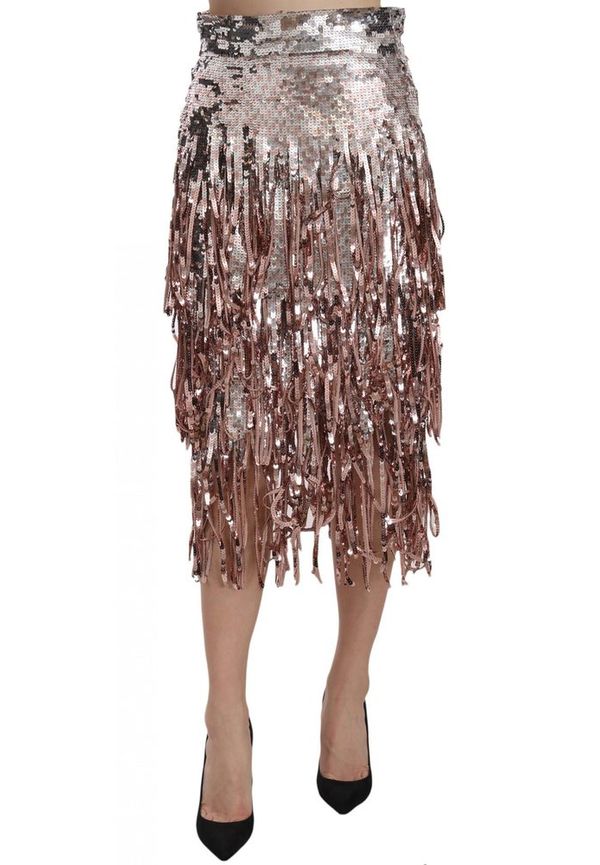 Dolce & Gabbana - Midikjolar - Grå - Dam - Storlek: 3Xs,M