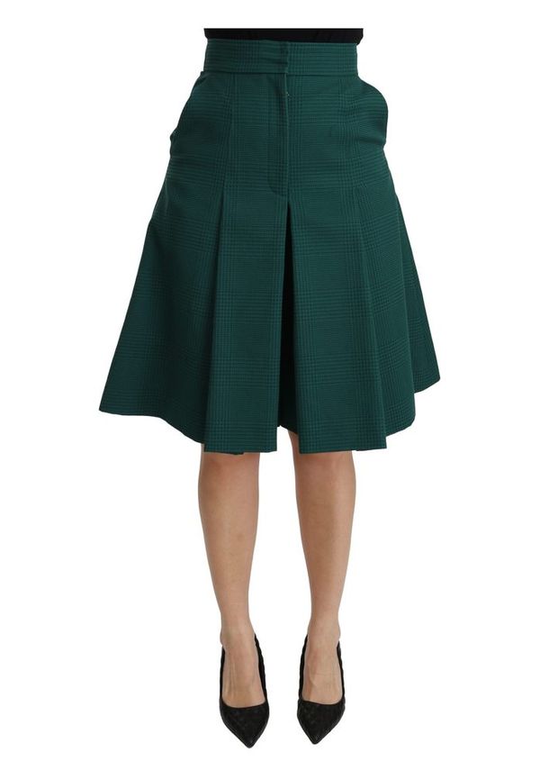 Dolce & Gabbana - Midikjolar - Grön - Dam - Storlek: XS