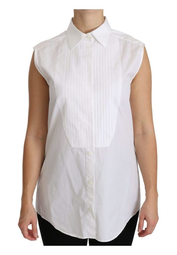 Dolce & Gabbana - Skjortor - Vit - Dam - Storlek: Xl,M