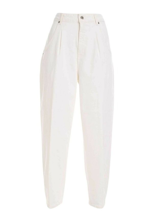 Dondup - Boyfriend Jeans - Vit - Dam - Storlek: W29,W28