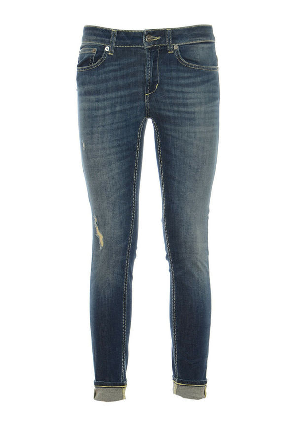 Dondup - Skinny Jeans - Blå - Dam - Storlek: W29,W25,W27,W28