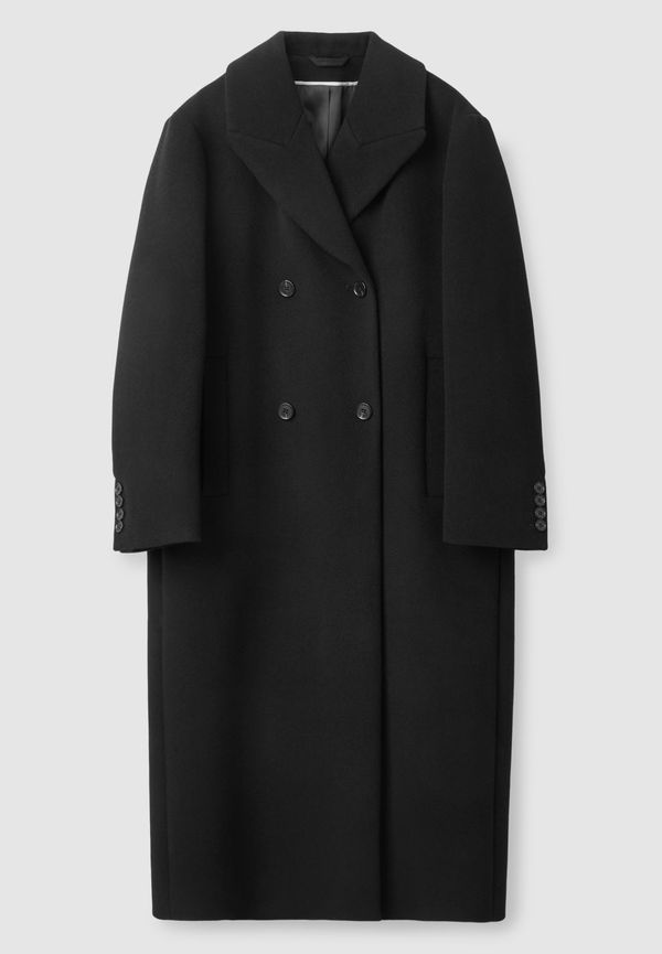 DOUBLE-BREASTED TAILORED COAT
