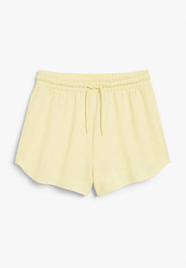 Drawstring shorts - Yellow