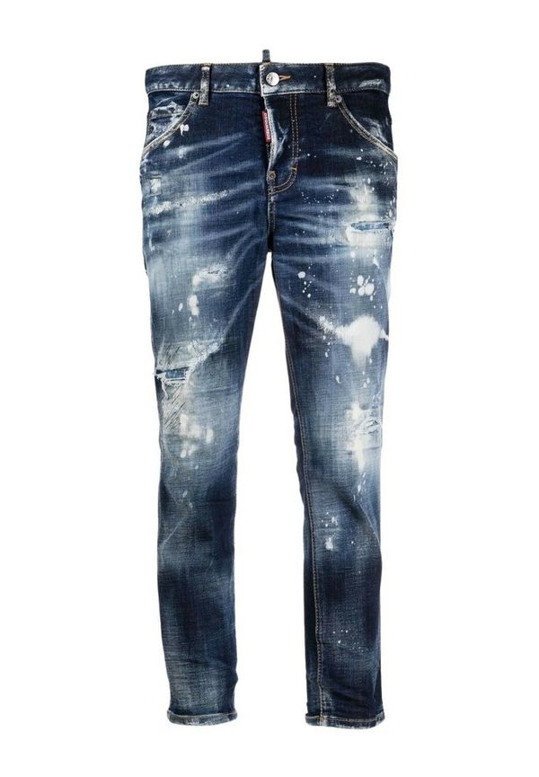 Dsquared2 - Boyfriend Jeans - Blå - Dam - Storlek: Xs,S,3Xs,M