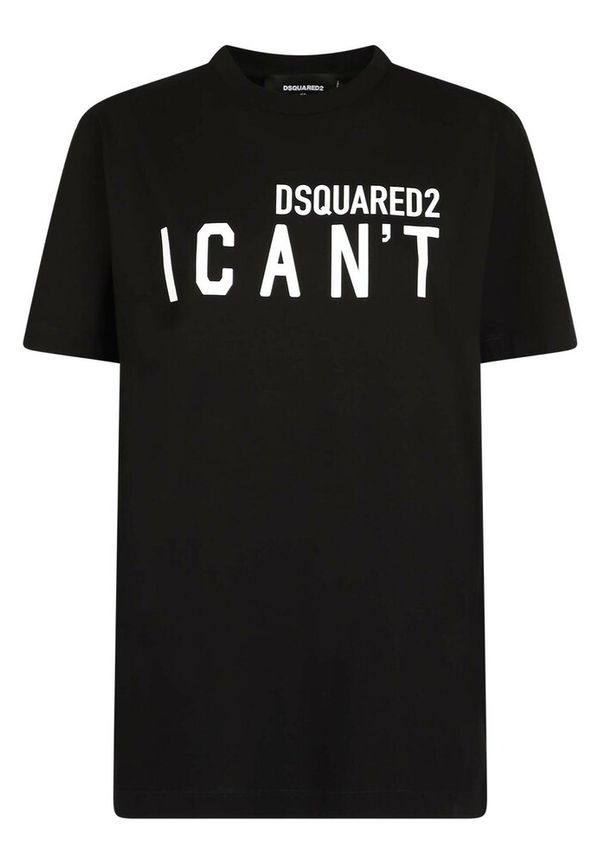 Dsquared2 - T-shirts - Svart - Dam - Storlek: Xs,2Xs,L,S,M