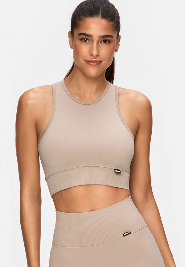 Eclipse Crop Top Simply Taupe