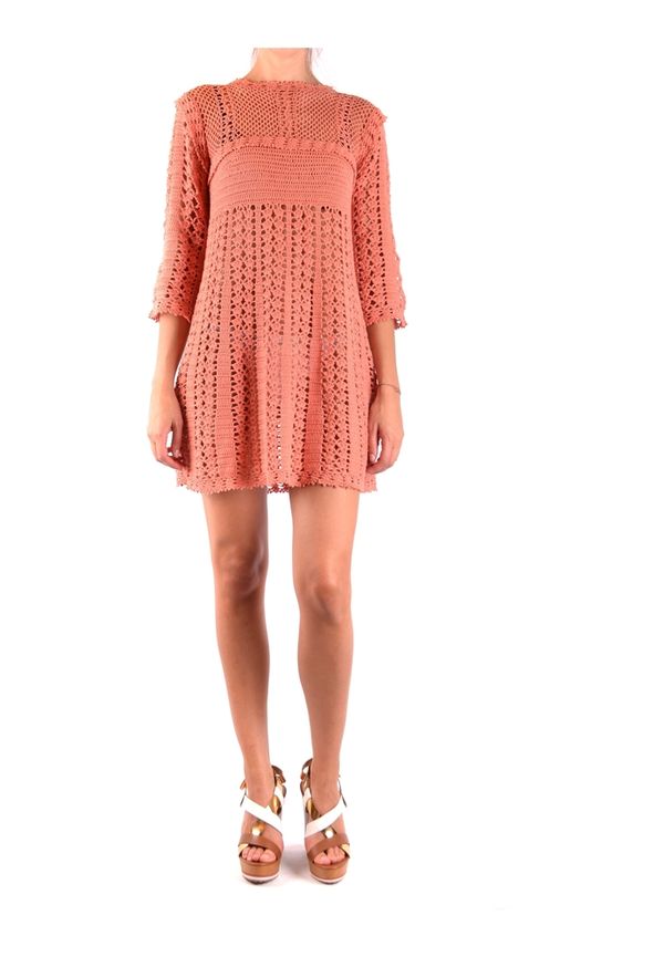 Elisabetta Franchi - Klänningar - Rosa - Dam - Storlek: Xs,S