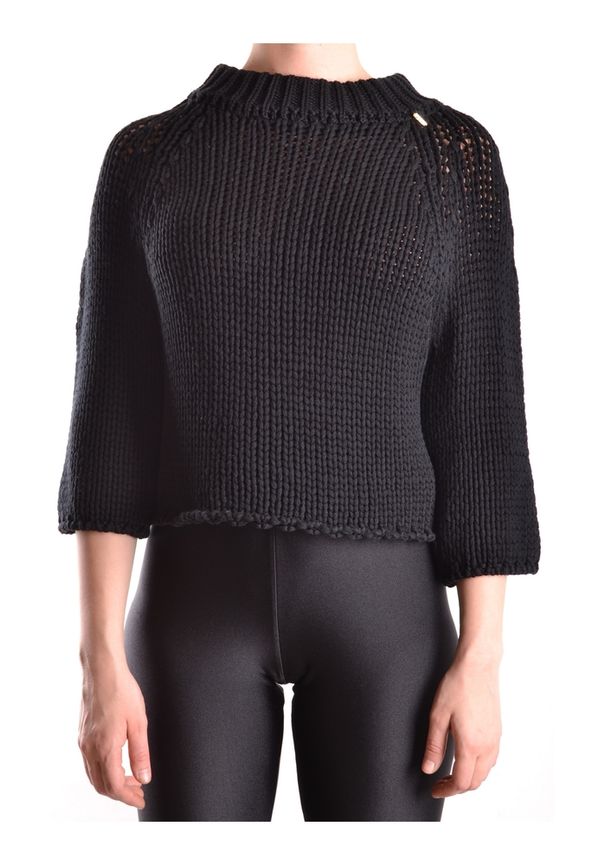 Elisabetta Franchi - Stickade tröjor & koftor - Svart - Dam - Storlek: 2XS