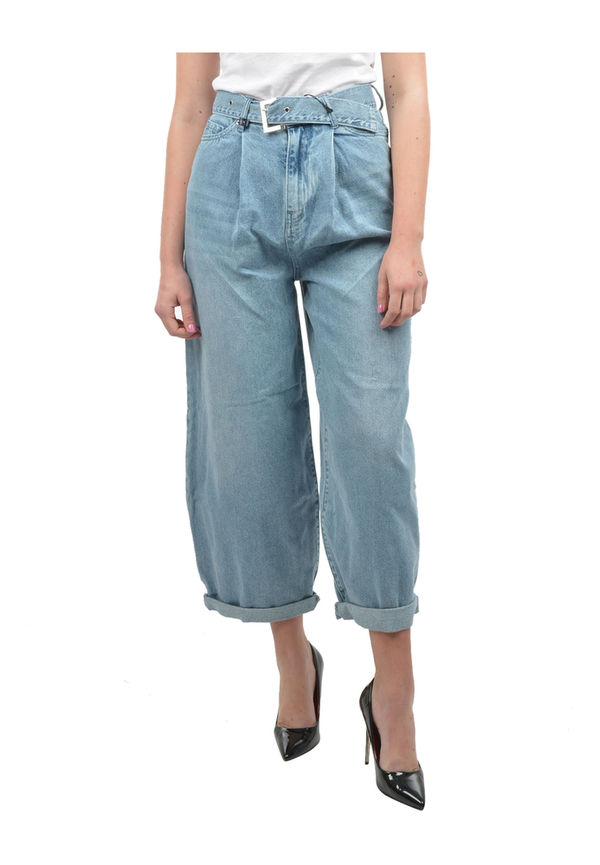 Emporio Armani - Boyfriend Jeans - Blå - Dam - Storlek: W26,W30